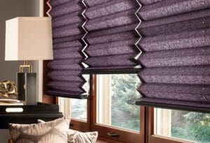 Pleated Shades Motorized Window Treatment from Graber blinds