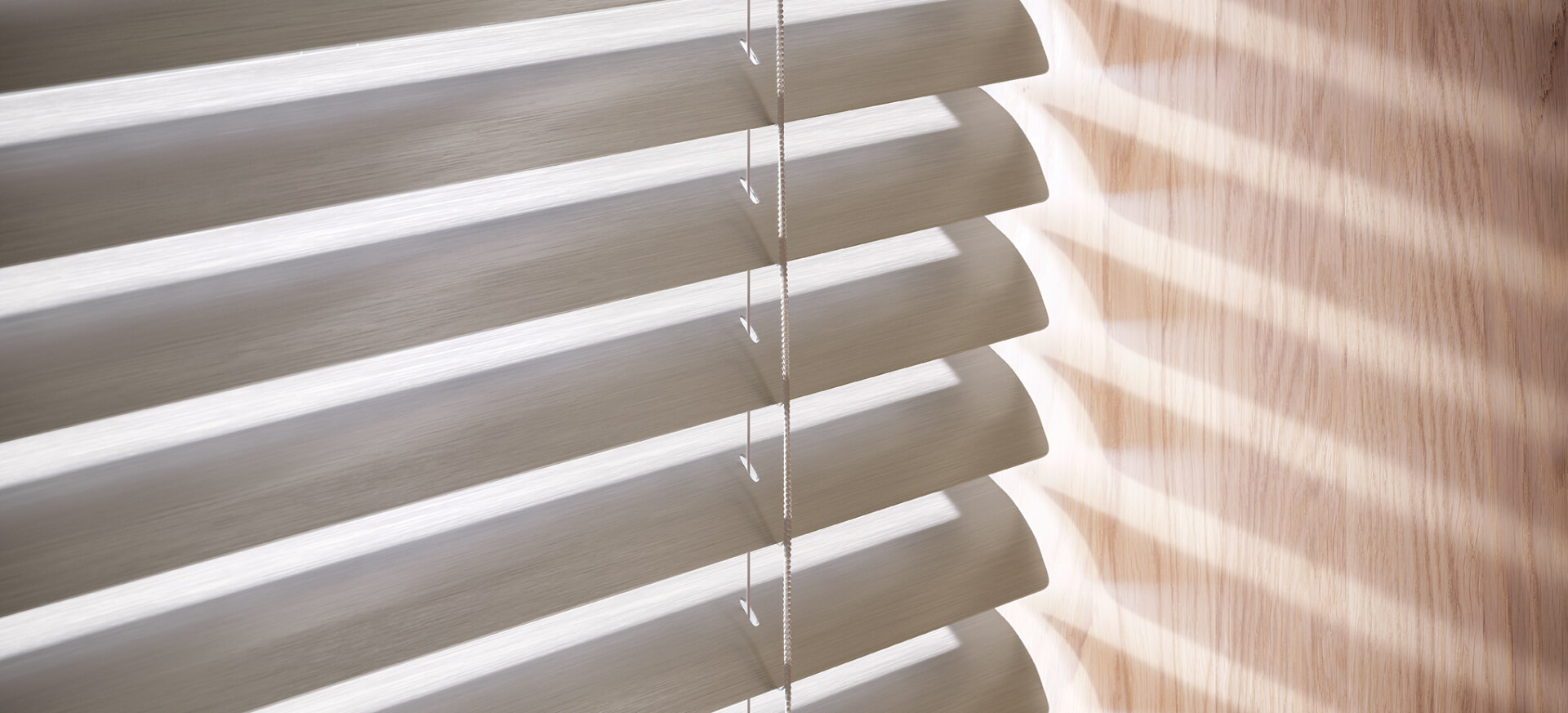 Aluminum Blinds Close Up