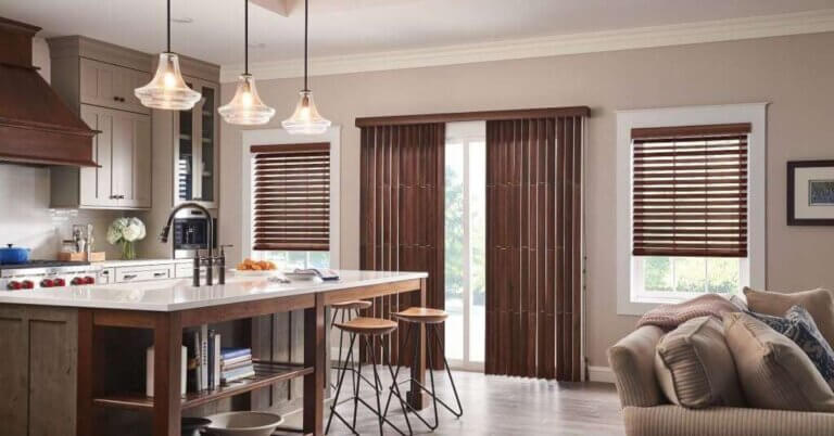 For many people, wooden vertical blinds are an ideal option in terms of style and usefulness.