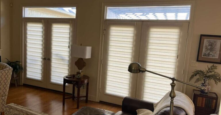 Alta Motorized Banded Shades with PowerWand