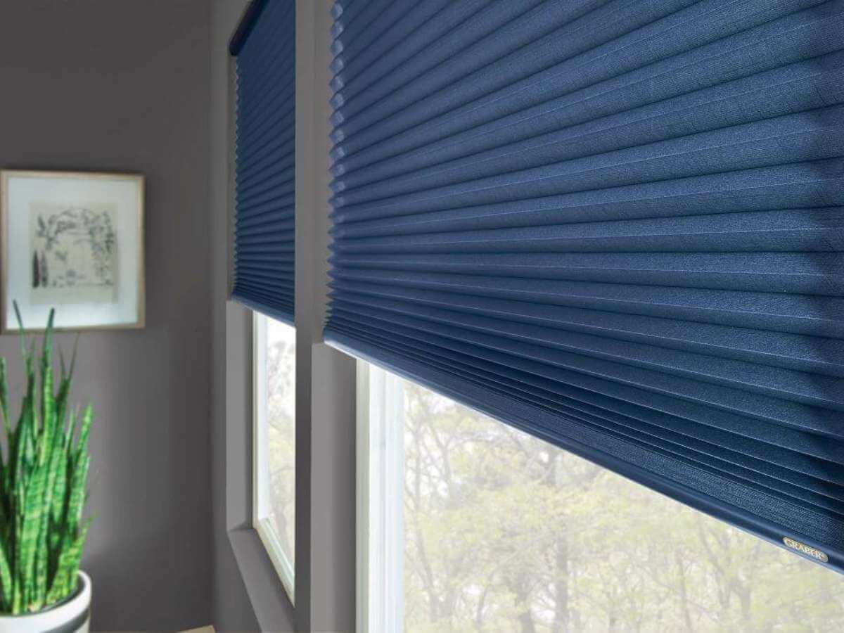 Graber Cellular Shades in a bedroom