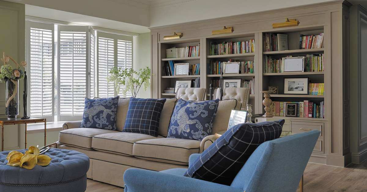 Norman Bifold Shutters in Living Room
