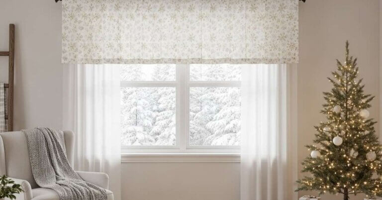 Layering Draperies and Curtains for Holidays
