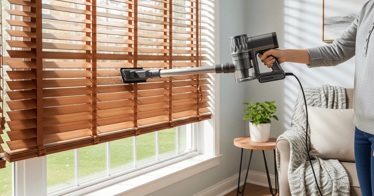 Cleaning Wooden Blinds (1)