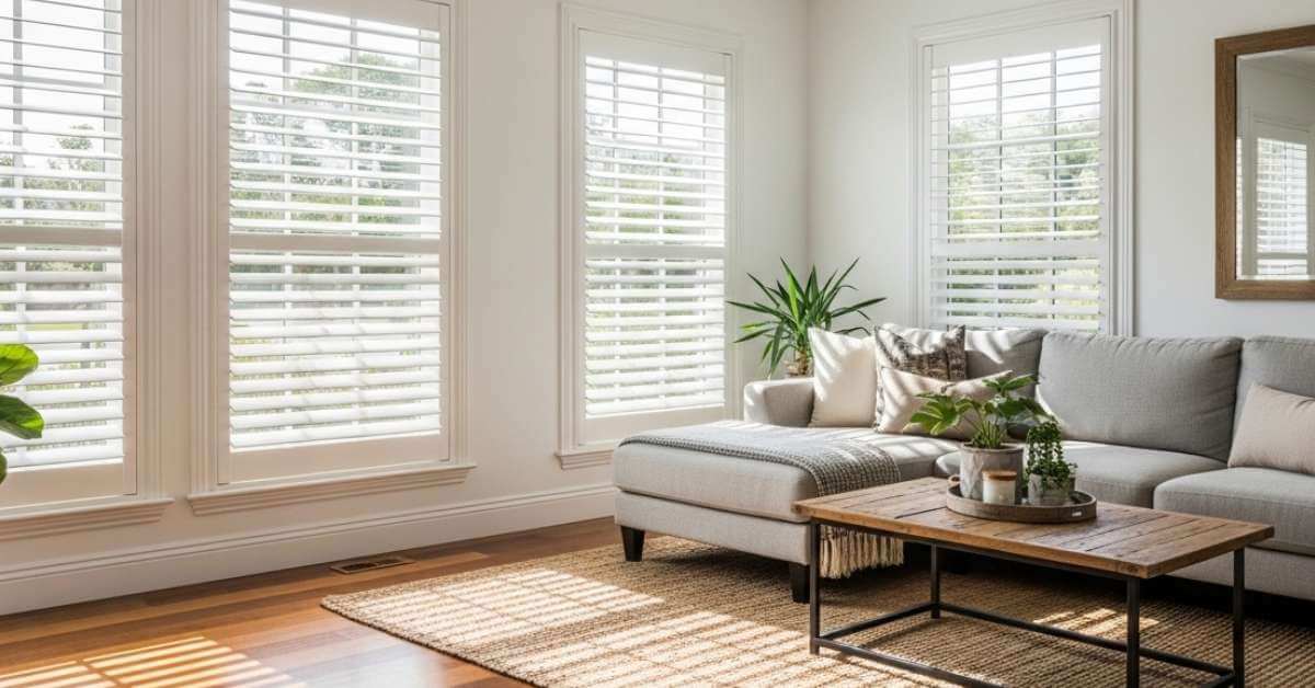 Wood Shutters In A Home