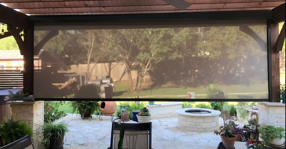 Patio exterior shades